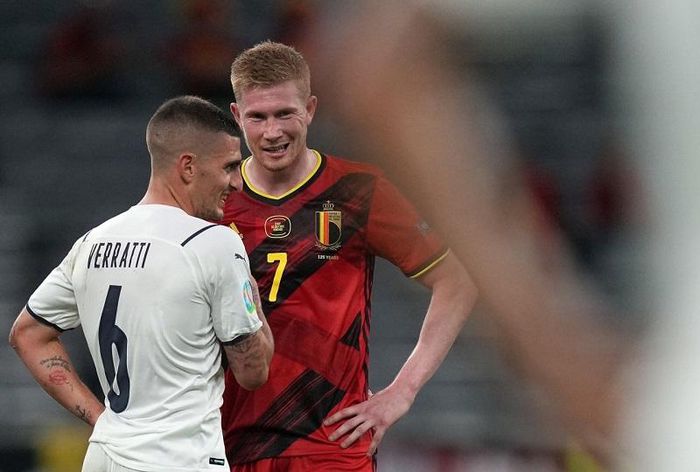 De Bruyne thất vọng khi Bỉ thất bại 1-2 trước Italia