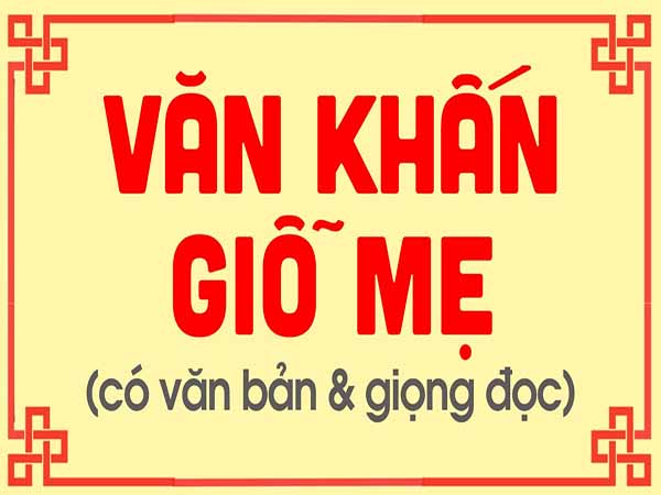 Bài khấn giỗ mẹ – Tâm tình con trong ngày giỗ