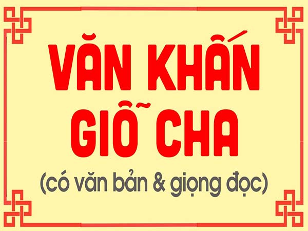 Bài khấn giỗ bố - Tâm tình con trong ngày giỗ