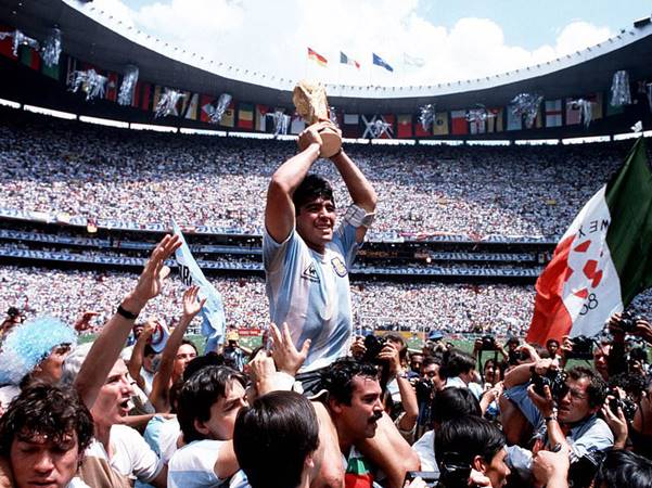 Diego Maradona và đội tuyển Argentian vô địch World Cup năm 1986