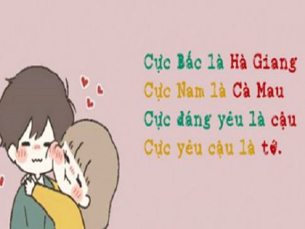 Thơ chế tình yêu thả thính theo phong cách bá đạo