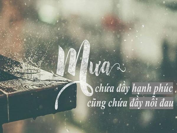 Thơ tình về mưa: Dòng nước gột rửa tâm hồn