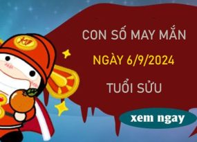 Con số may mắn tuổi Sửu 6/9/2024 xem số phát lộc