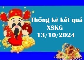 Thống kê kết quả XSKG 13/10/2024