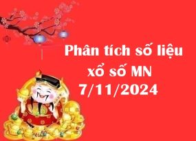 Phân tích số liệu xổ số MN 7/11/2024